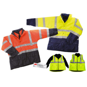 PARKA DE ALTA VISIBILIDADE NEON VII - P98 (3 EM 1) - Alta Visibilidade - Vestuário