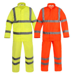 FATO DE CHUVA DE ALTA VISIBILIDADE OXFORD COM REFLETORES- RROHVO/ROHVY - Alta Visibilidade - Vestuário