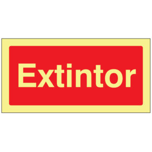 SINAL DE CONTRA INCÊNDIO - EXTINTOR (C100) - Contra Incêndio - Sinalização