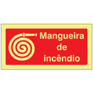 SINAL DE CONTRA INCÊNDIO - MANGUEIRA DE INCÊNDIO (C117) - Contra Incêndio - Sinalização