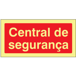 SINAL DE CONTRA INCÊNDIO - CENTRAL DE SEGURANÇA (C145) - Contra Incêndio - Sinalização