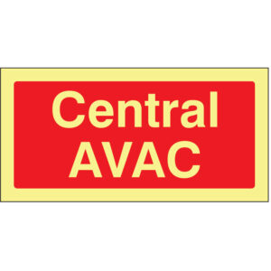 SINAL DE CONTRA INCÊNDIO - CENTRAL AVAC (C163) - Contra Incêndio - Sinalização