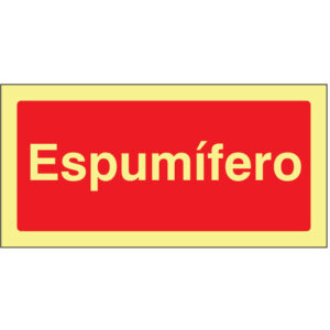 SINAL DE CONTRA INCÊNDIO - ESPUMÍFERO (C175) - Contra Incêndio - Sinalização