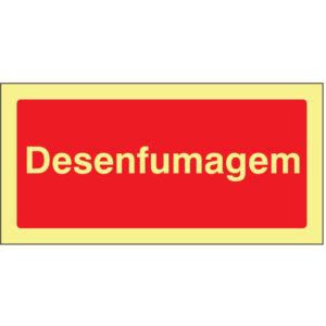 SINAL DE CONTRA INCÊNDIO - DESENFUMAGEM (C178) - Contra Incêndio - Sinalização