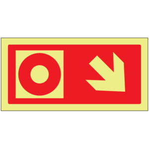 SINAL DE CONTRA INCÊNDIO - BOTÃO DE ALARME EM BAIXO À DIREITA (C200) - Contra Incêndio - Sinalização