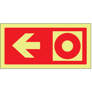 SINAL DE CONTRA INCÊNDIO - BOTÃO DE ALARME À ESQUERDA (C201) - Contra Incêndio - Sinalização