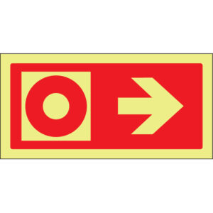 SINAL DE CONTRA INCÊNDIO - BOTÃO DE ALARME À DIREITA (C202) - Contra Incêndio - Sinalização