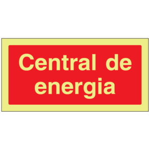 SINAL DE CONTRA INCÊNDIO - CENTRAL DE ENERGIA (C221) - Contra Incêndio - Sinalização