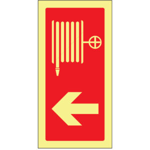 SINAL DE CONTRA INCÊNDIO -BOCA DE INÊNDIO TIPO CARRETEL Á ESQUERDA (C305) - Contra Incêndio - Sinalização