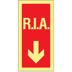 SINAL DE CONTRA INCÊNDIO -RIA / REDE DE INCÊNDIO ARMADA (C306) - Contra Incêndio - Sinalização