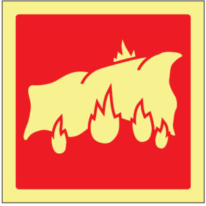 SINAL DE CONTRA INCÊNDIO - MANTA APAGA-FOGO (C407) - Contra Incêndio - Sinalização