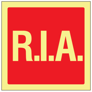 SINAL DE CONTRA INCÊNDIO -RIA / REDE DE INCÊNDIO ARMADA (C413) - Contra Incêndio - Sinalização