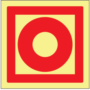 SINAL DE CONTRA INCÊNDIO - BOTÃO DE ALARME (C417) - Contra Incêndio - Sinalização