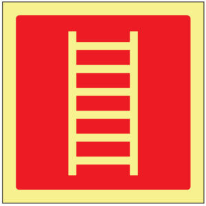 SINAL DE CONTRA INCÊNDIO - ESCADA DE INCÊNDIO (C433) - Contra Incêndio - Sinalização