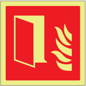 SINAL DE CONTRA INCÊNDIO - PORTA CORTA-FOGO (C477) - Contra Incêndio - Sinalização