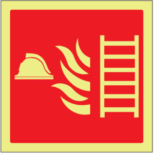 SINAL DE CONTRA INCÊNDIO - VÃO DE ACESSO EXCLUSIVO PARA BOMBEIROS (C478) - Contra Incêndio - Sinalização