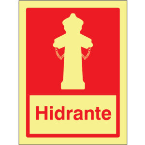 SINAL DE CONTRA INCÊNDIO - HIDRANTE (C520) - Contra Incêndio - Sinalização