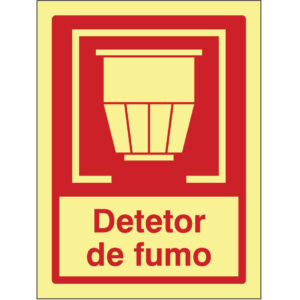 SINAL DE CONTRA INCÊNDIO - DETETOR DE FUMO (C526) - Contra Incêndio - Sinalização
