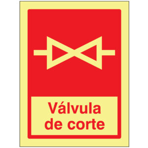 SINAL DE CONTRA INCÊNDIO - VÁLVULA DE CORTE (C533) - Contra Incêndio - Sinalização