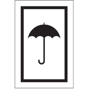 SINAL PARA ROTULAGEM - MANTER SECO (D0321) - Perigo - Sinalização