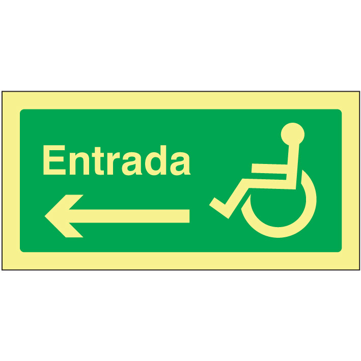 SINAL DE EMERG NCIA VIA DE ENTRADA PARA A ESQUERDA PARA PESSOAS COM 