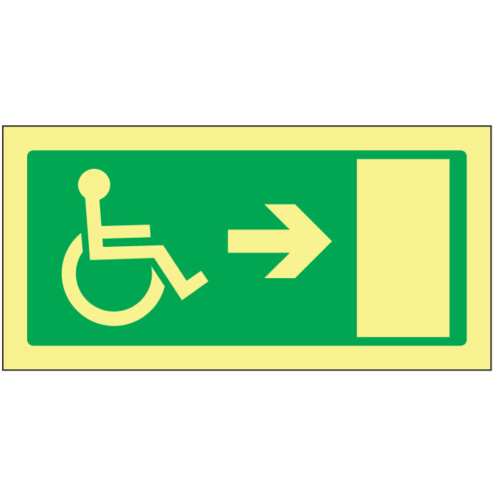 SINAL DE EMERG NCIA PORTA DE SA DA A PARA A DIREITA PARA PESSOAS COM 