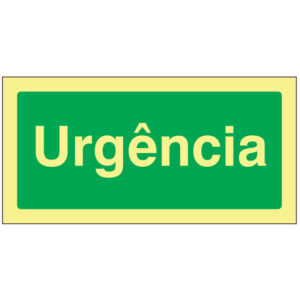 SINAL DE EMERGÊNCIA - URGÊNCIA (E205) - Emergência - Sinalização