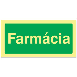 SINAL DE EMERGÊNCIA - FARMÁCIA (E206) - Emergência - Sinalização