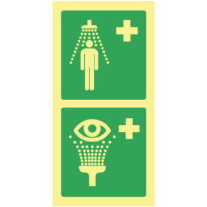 SINAL DE EMERGÊNCIA - CHUVEIRO DE EMERGÊNCIA E LAVA-OLHOS (E319) - Emergência - Sinalização