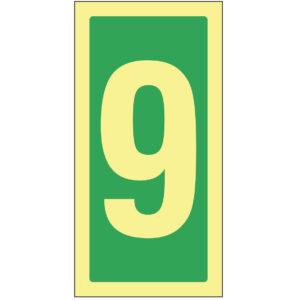 SINAL DE EMERGÊNCIA - NÚMERO 9 (E359) - Emergência - Sinalização