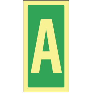SINAL DE EMERGÊNCIA - LETRA A (E35A) - Emergência - Sinalização