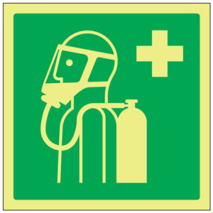 SINAL DE EMERGÊNCIA - EQUIPAMENTO DE RESPIRAÇÃO AUTÓNOMA (E440) - Emergência - Sinalização