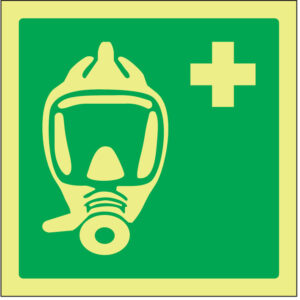 SINAL DE EMERGÊNCIA - MÁSCARA DE PROTEÇÃO (E441) - Emergência - Sinalização