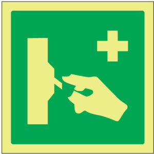 SINAL DE EMERGÊNCIA - INTERRUPTOR DE EMERGÊNCIA (E445) - Emergência - Sinalização