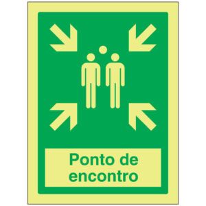 SINAL DE EMERGÊNCIA - PONTO DE ENCONTRO (E560) - Emergência - Sinalização