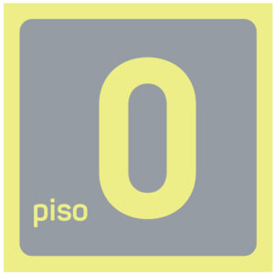 SINAL DE IDENTIFICAÇÃO DE ESPAÇOS - PISO 0 (F102) - Identificação de Espaços - Sinalização