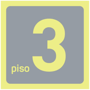 SINAL DE IDENTIFICAÇÃO DE ESPAÇOS - PISO 3 (F105) - Identificação de Espaços - Sinalização