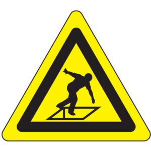 SINAL DE PERIGO - DE QUEDA POR ABERTURA NO SOLO (G0416) - Perigo - Sinalização