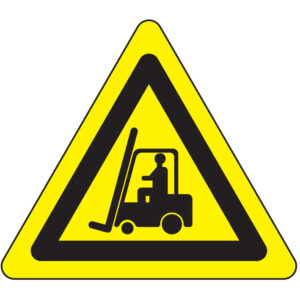 SINAL DE PERIGO - CIRCULAÇÃO DE EMPILHADORES (G0422) - Perigo - Sinalização