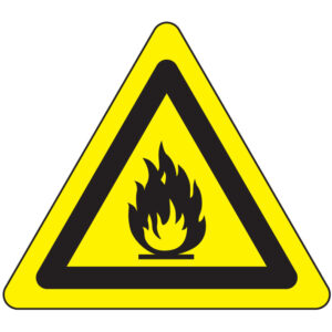 SINAL DE PERIGO - MATERIAL INFLAMÁVEL (G0438) - Perigo - Sinalização