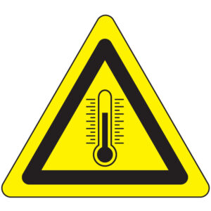 SINAL DE PERIGO - TEMPERATURA ALTA (G0443) - Perigo - Sinalização