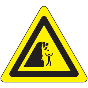 SINAL DE PERIGO - ZONA INSTÁVEIS OU PERCIPÍCIOS (G0463) - Perigo - Sinalização