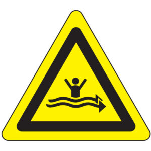 SINAL DE PERIGO - PERIGO ZONA DE FORTES CORRENTES (G0476) - Perigo - Sinalização