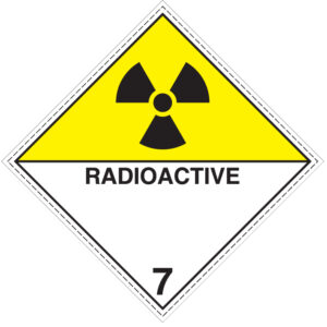 SINAL DE PERIGO - MATERIAL RADIOATIVO - CLASSE 7 (G0950) - Perigo - Sinalização