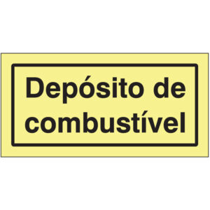 SINAL DE PERIGO - DEPÓSITO DE COMBUSTÍVEL (G102) - Perigo - Sinalização