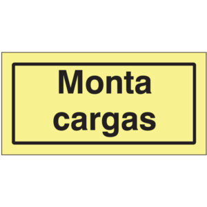 SINAL DE PERIGO - MONTA CARGAS (G107) - Perigo - Sinalização