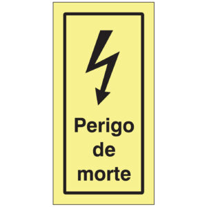 SINAL DE PERIGO - MORTE (G302) - Perigo - Sinalização