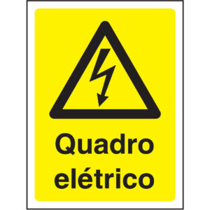 SINAL DE PERIGO - QUADRO ELÉTRICO (G507) - Perigo - Sinalização