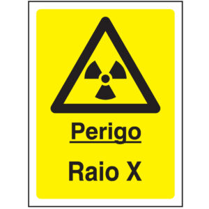 SINAL DE PERIGO - RAIO X (G517) - Perigo - Sinalização