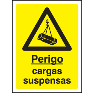 SINAL DE PERIGO - CARGAS SUSPENSAS (G552) - Perigo - Sinalização